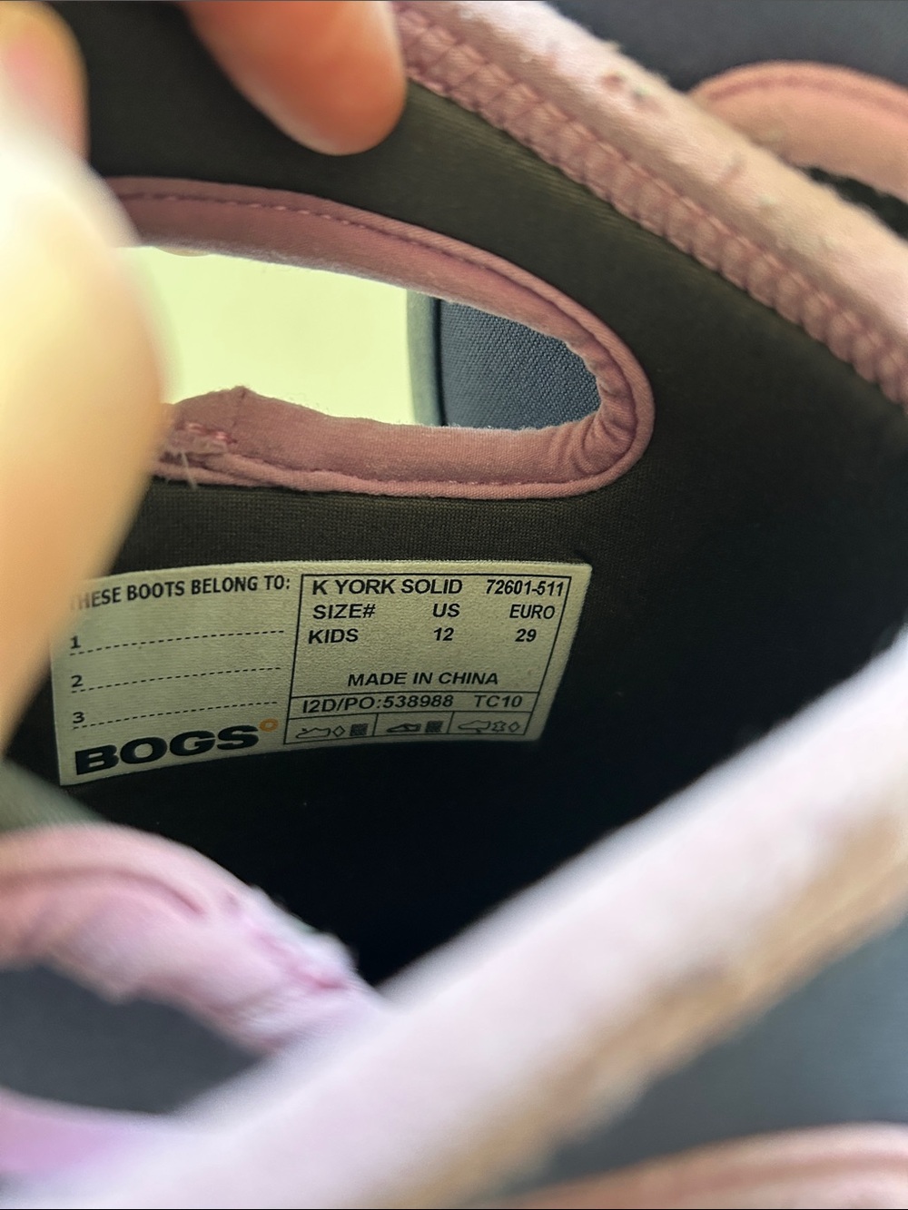 Bogs Kid’s York Solid Boot - Picture 6 of 9